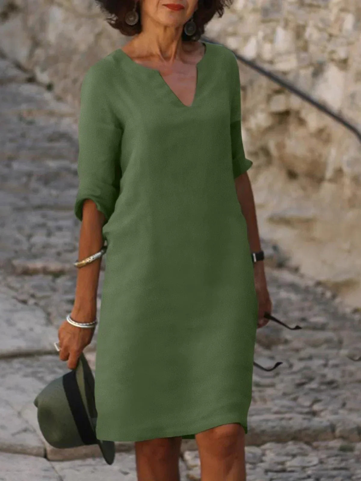 Josette™ | Elegant kjole med V-udskæring