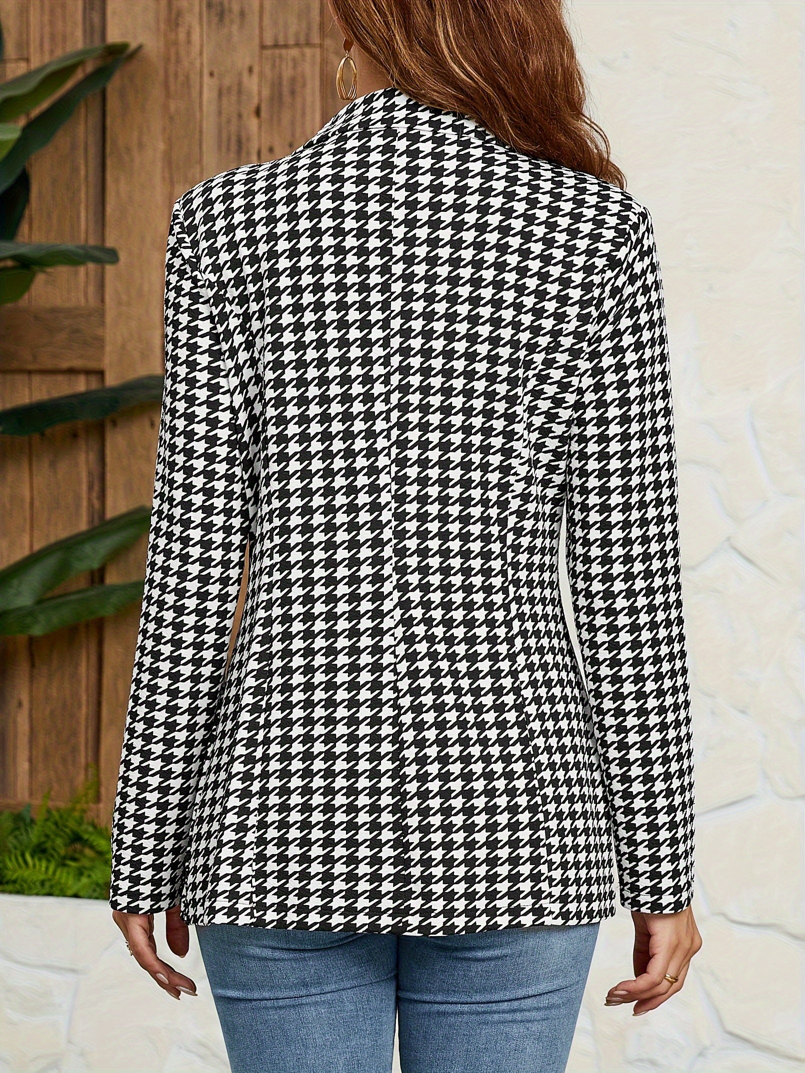 Esther™ | Houndstooth Blazer