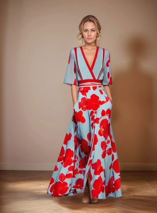 Lorraine | Kjole med blomsterprint