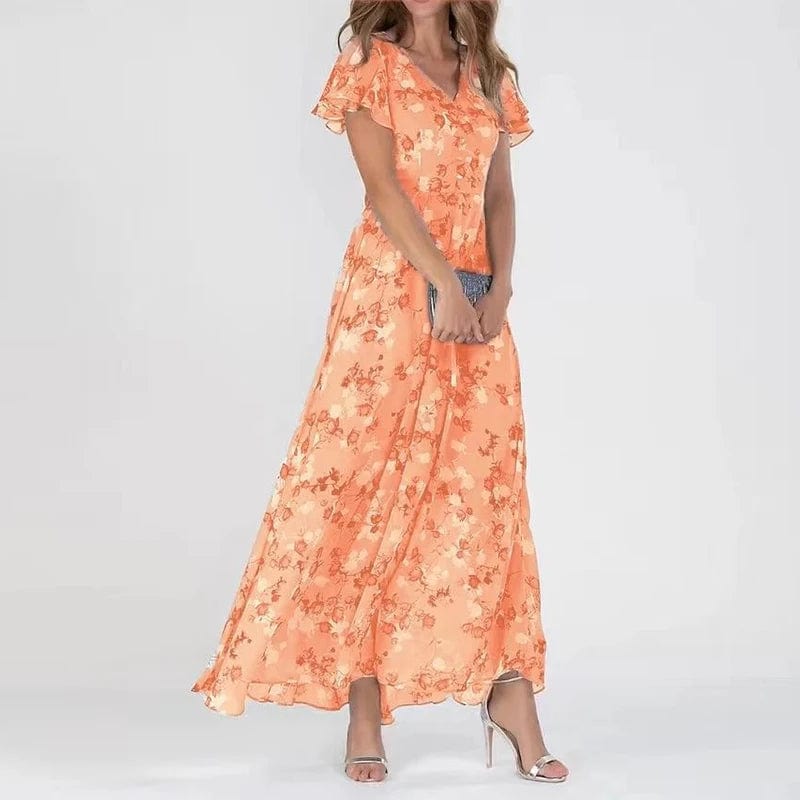 Frida | Farverig sommerkjole