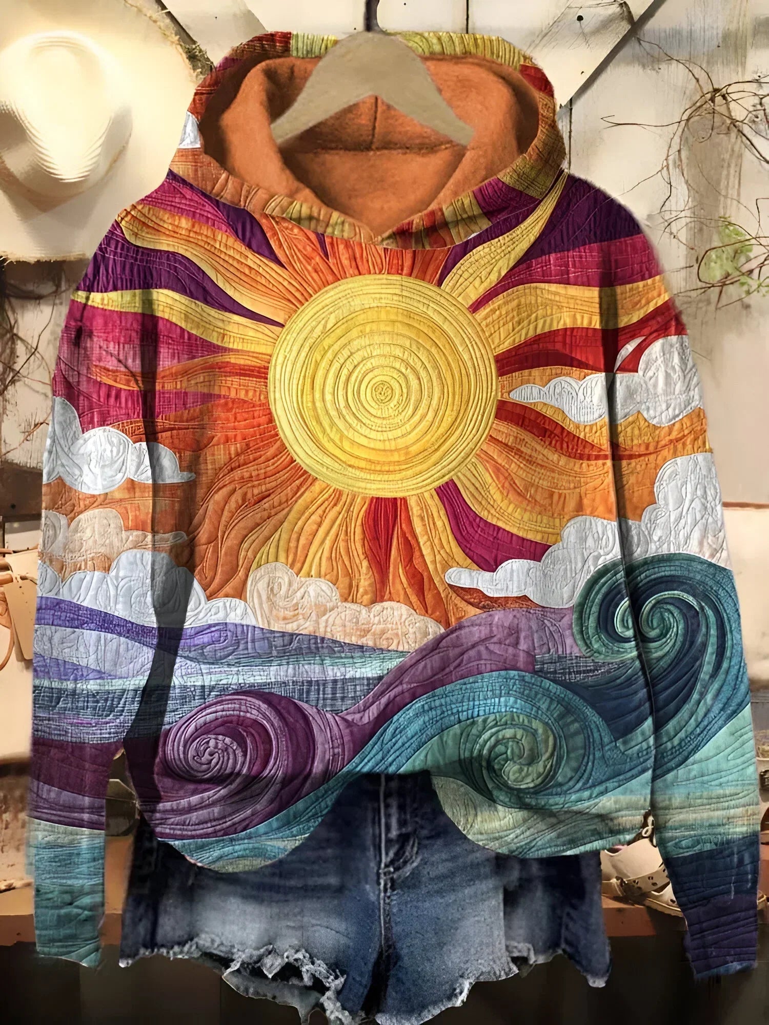 ELLE™ | Sunrise Graphic Sweater