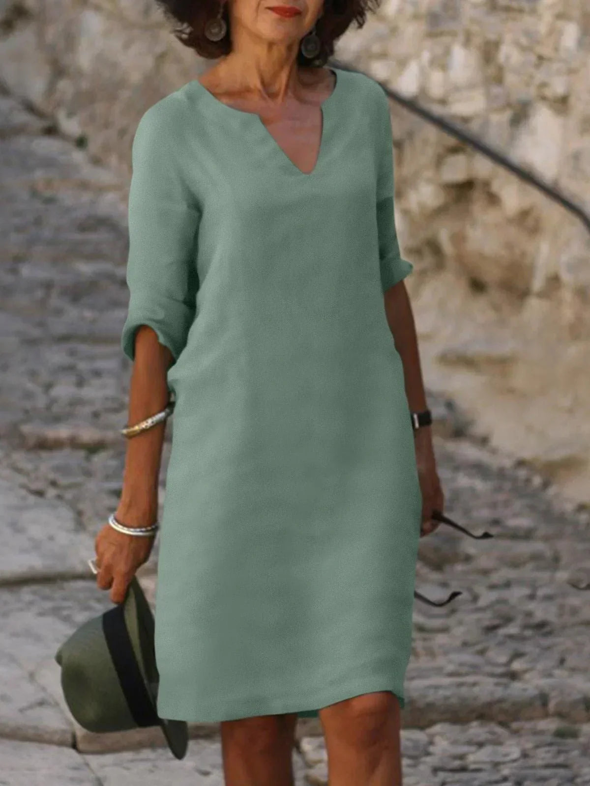 Josette™ | Elegant kjole med V-udskæring